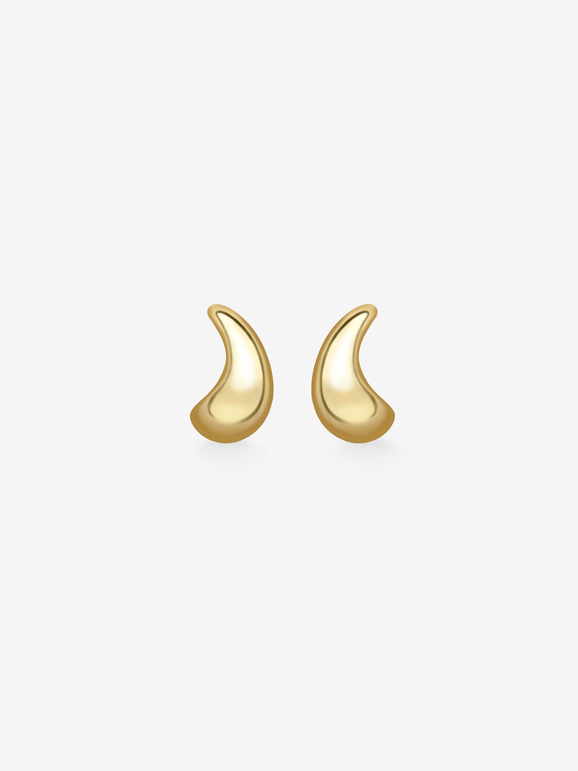 Rush Hour Small 'Til Late Yellow Gold Earrings View 1