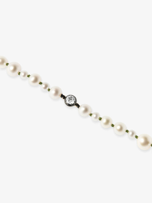 Beaches Pearl & 0.40ct Diamond Bracelet