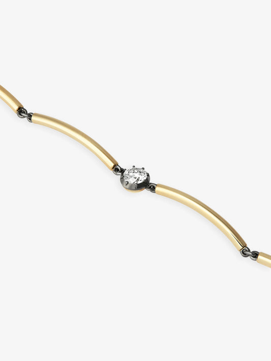 Chi Chi Yellow Gold & Diamond Bracelet