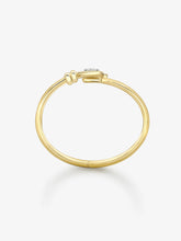 Forget Me Knot 1.30ct Diamond Yellow Gold Bangle