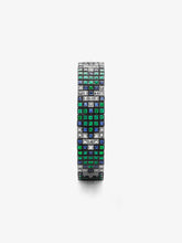 Tapestry Emerald, Diamond & Sapphire Chevron Bracelet