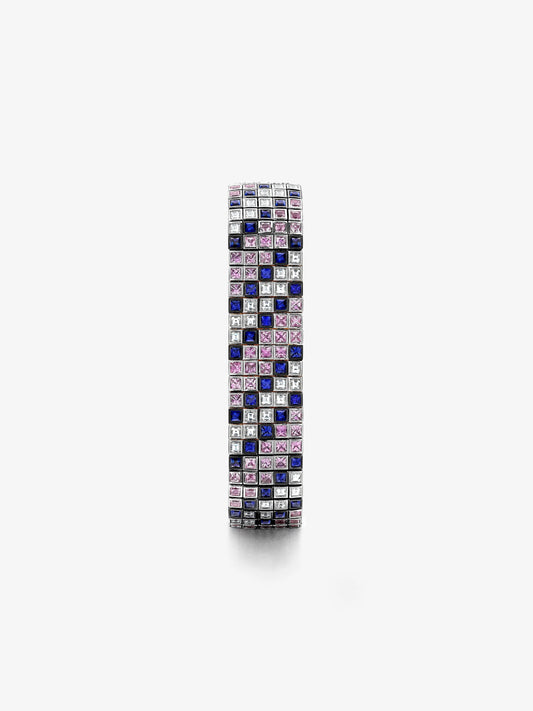 Tapestry Diamond & Sapphire Italic Bracelet