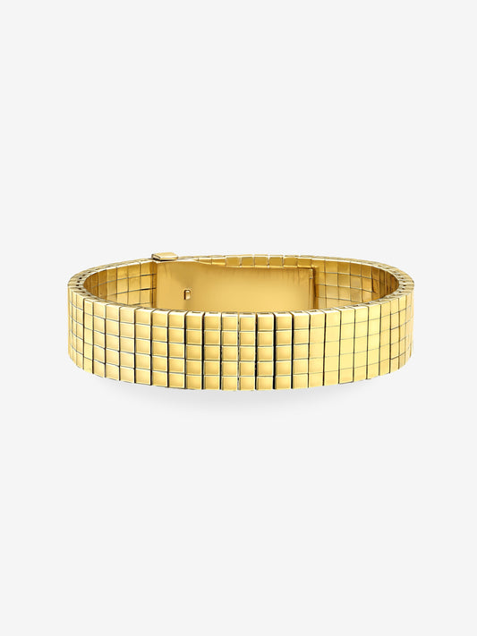 Tapestry Five Row Gold Bracelet