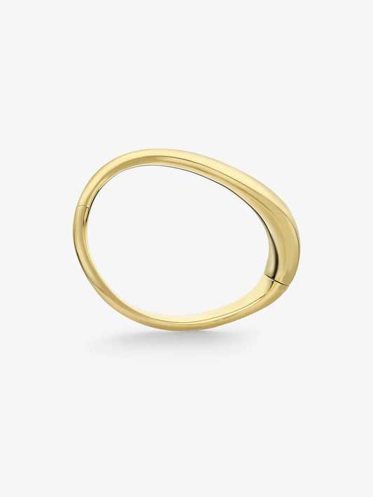 Rush Hour 'Til Late Yellow Gold Bangle View 4