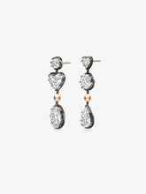 Ball n Chain Multi-shape Diamond Earrings