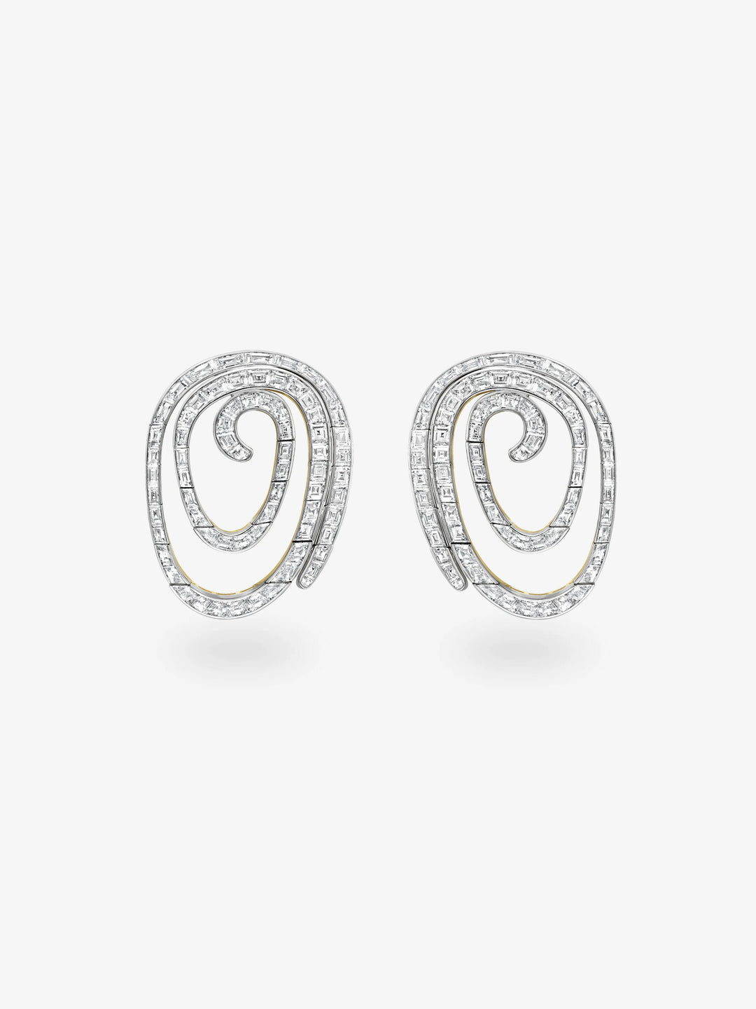 Carmela Diamond Spiral Earrings