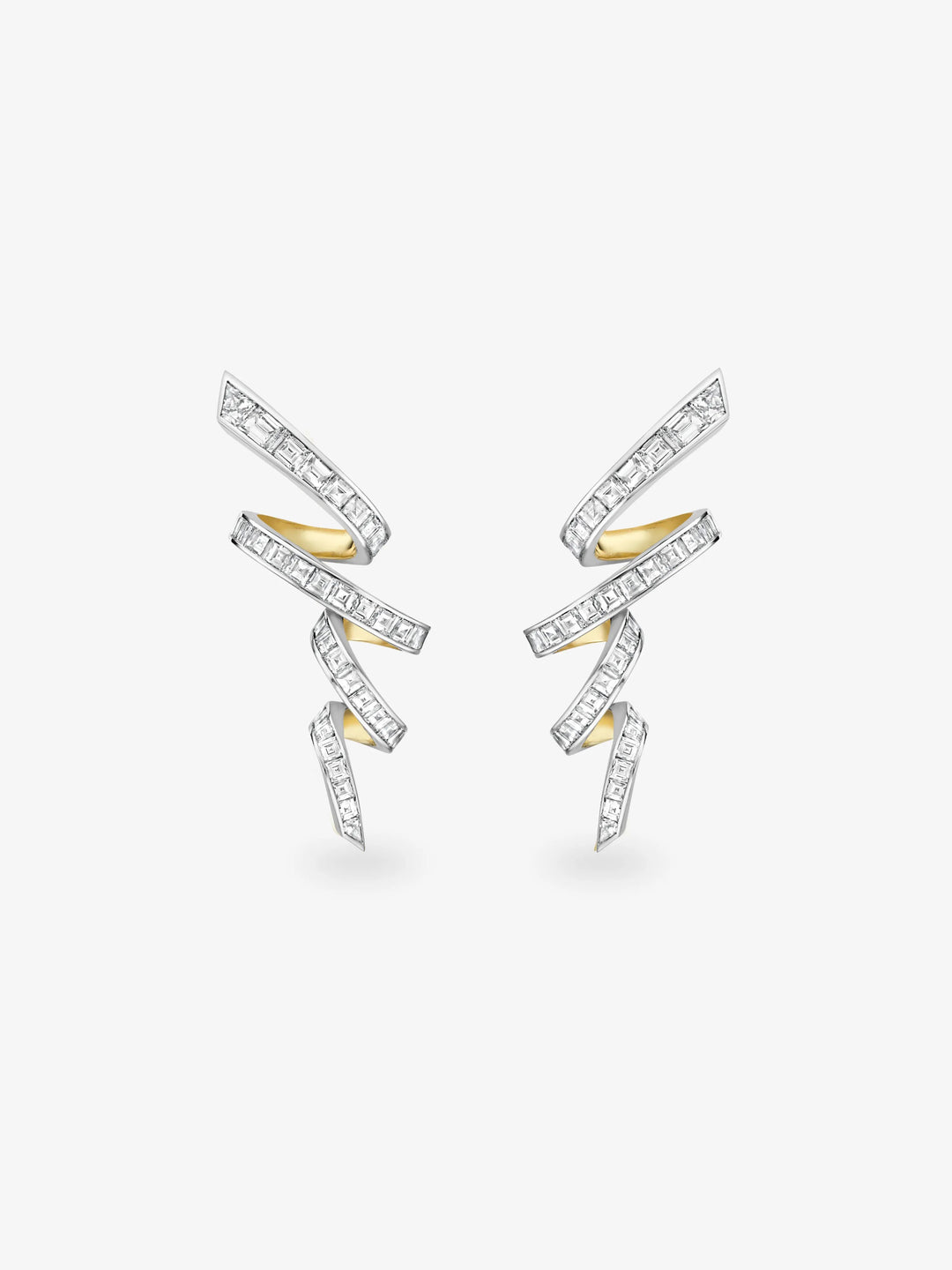 Carmela Diamond Tagliatelle Earrings View 1