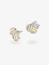 Carmela Diamond & Gold Spaghettio Earrings