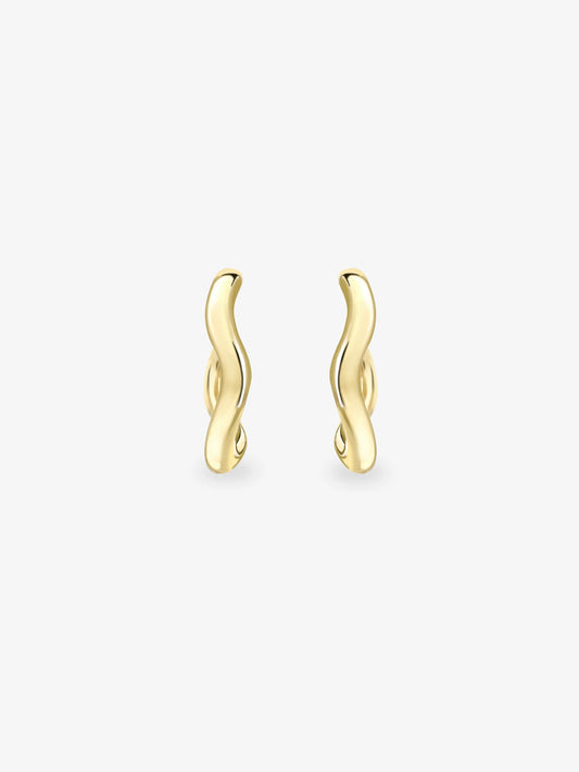 Carmela Gold Spaghetti Hoop Earrings