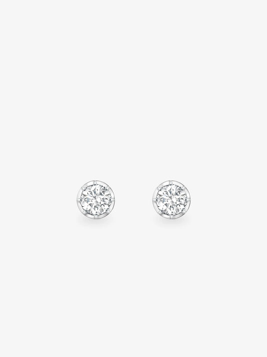 0.35ct Diamond & White Gold Stud Earrings