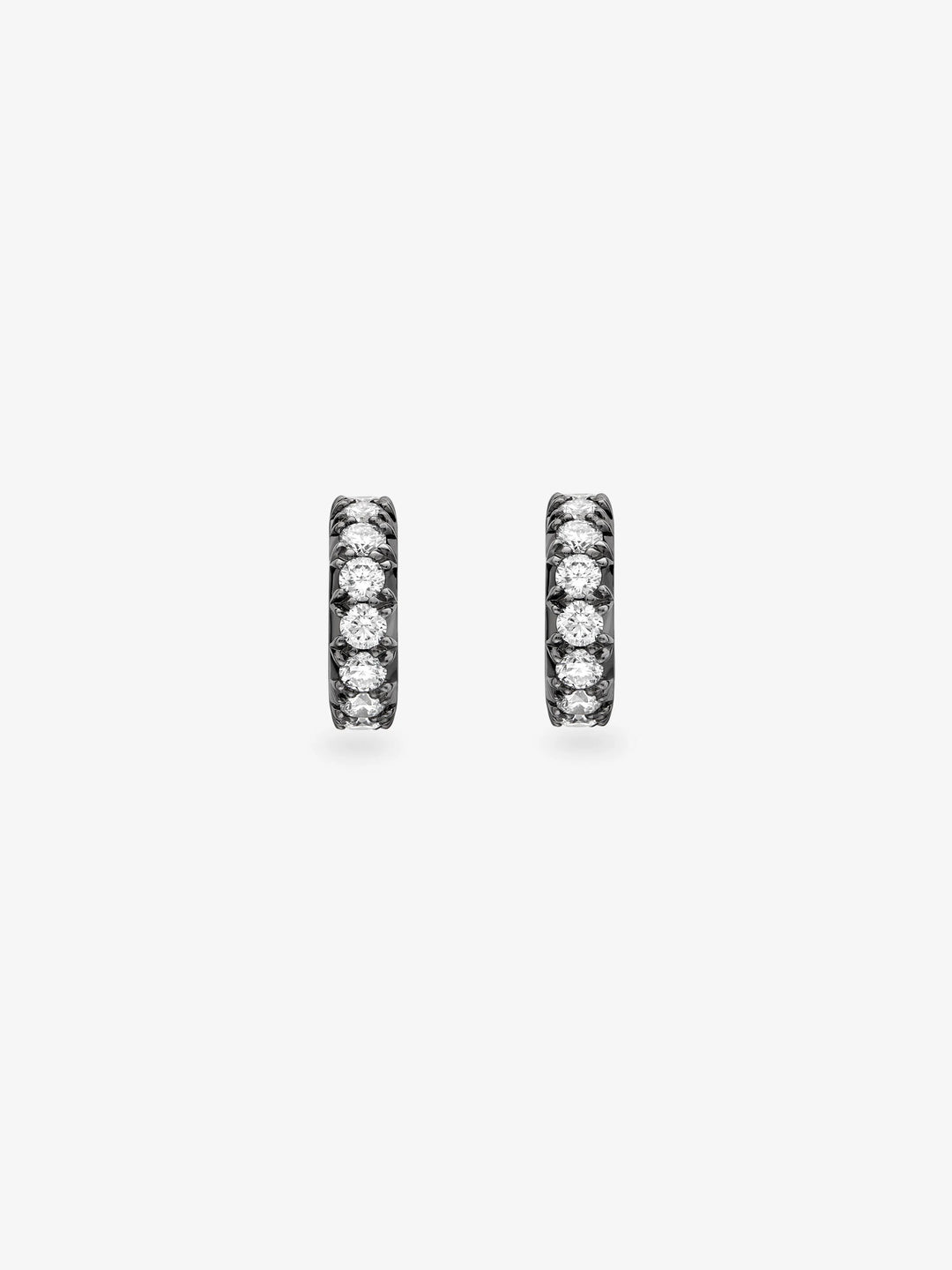 Diamond Huggie Hoops