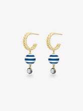 Hello Sailor Rope & Pearl Hoop Earrings