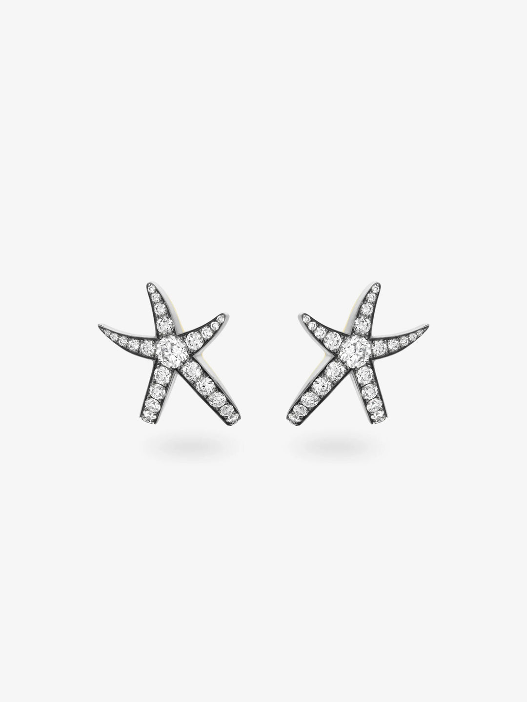 Hello Sailor Starfish Diamond Stud Earrings