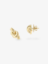 Gold Hitch Knot Earrings