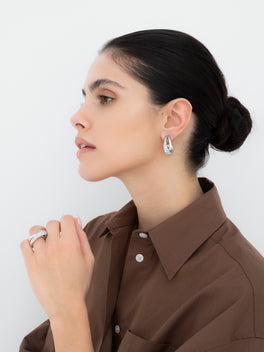 Rush Hour Diamond Double Take Earrings