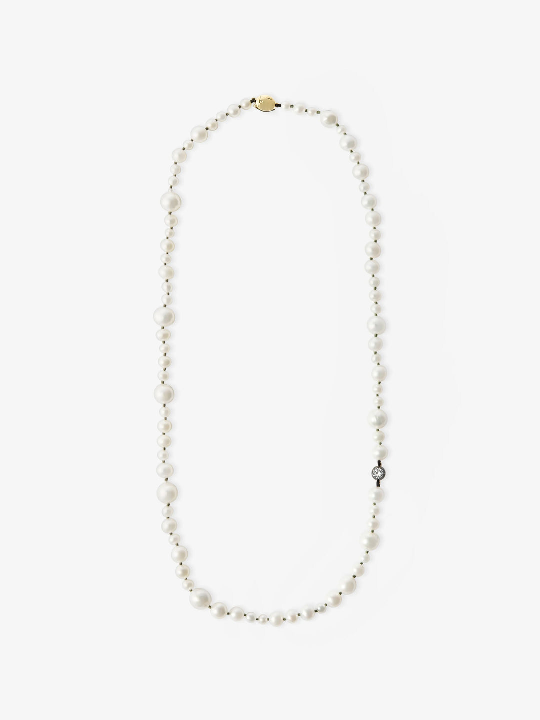 Beaches Pearl & 0.40ct Diamond 21" Necklace