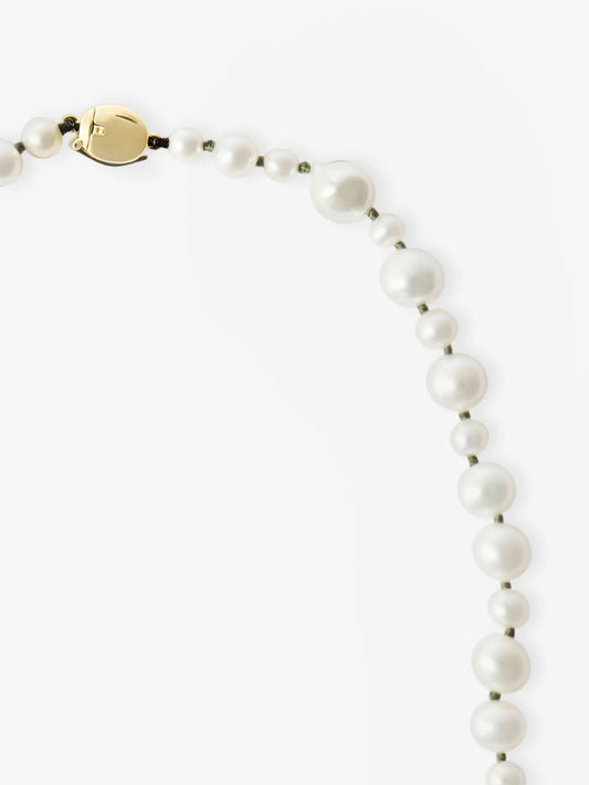 Beaches Pearl & 0.40ct Diamond 30" Necklace