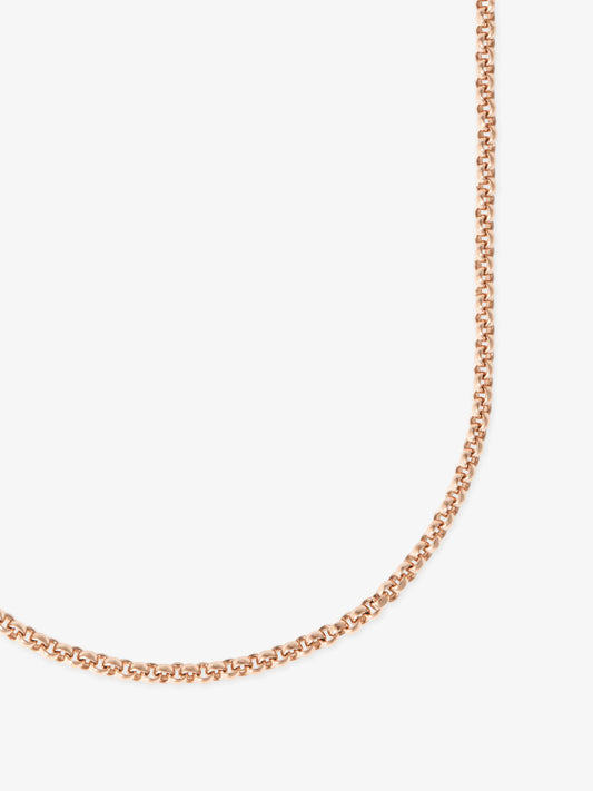 Signature Rose Gold 21" Belcher Chain View 2