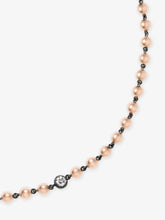 Ball n Chain Rose Gold Diamond 16" Necklace