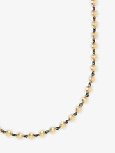 Ball n Chain Yellow Gold 21" Necklace