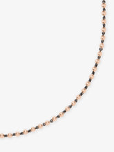 Micro Ball n Chain Rose Gold 16" Necklace