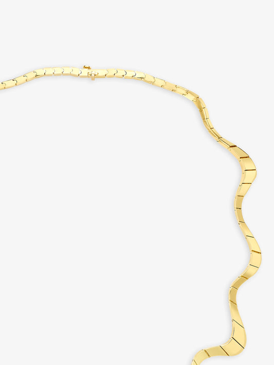 Carmela Gold Spaghetti Necklace View 3