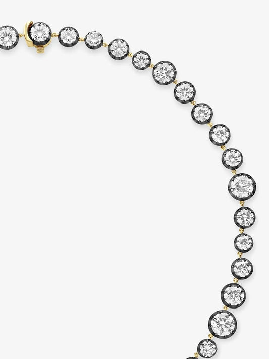 Signature 53ct Diamond Button Back Necklace View 4