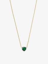 Georgian Cut-Down 0.70ct Heart-Shaped Emerald Pendant