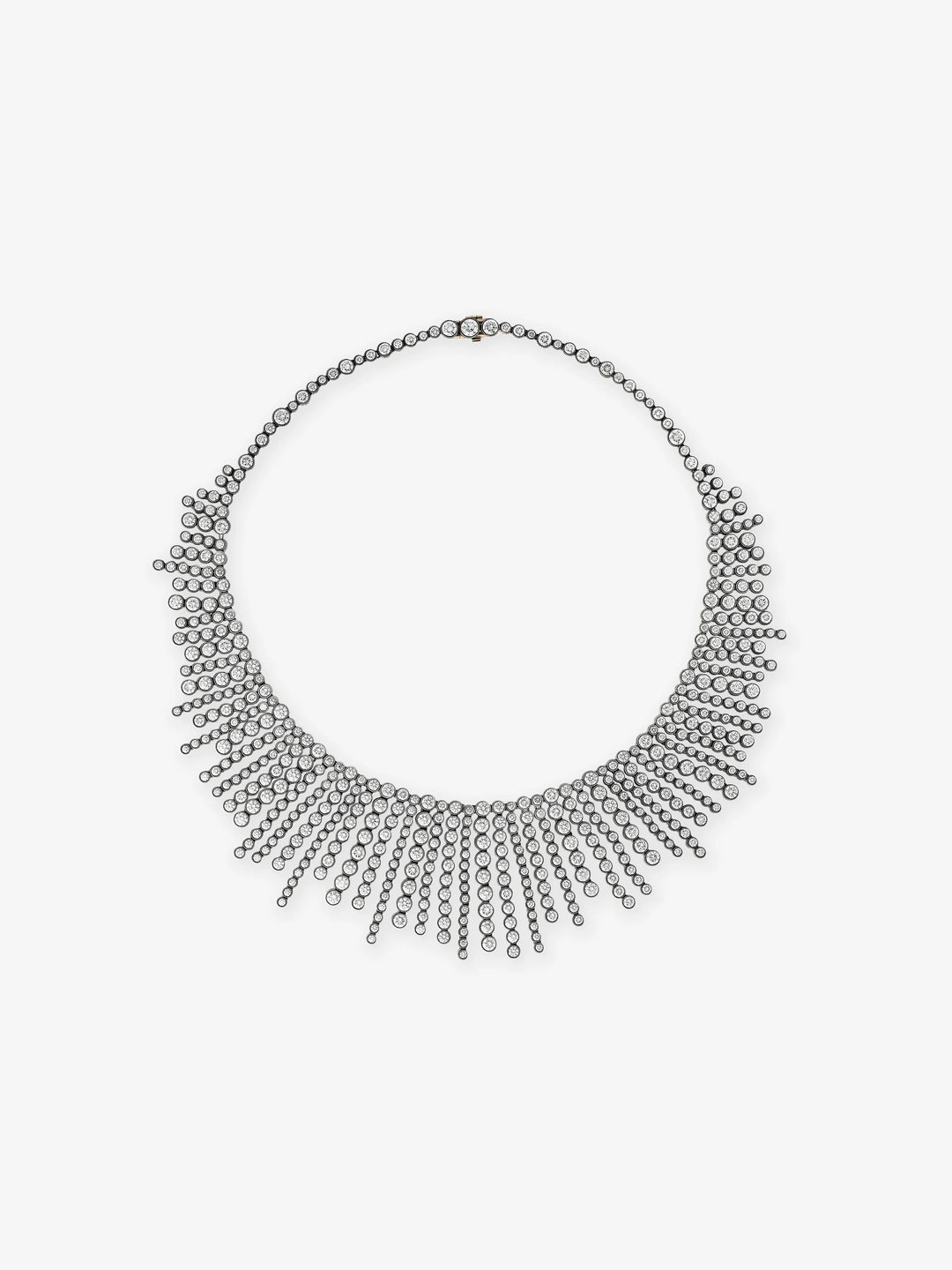 Fringe Diamond Necklace View 1