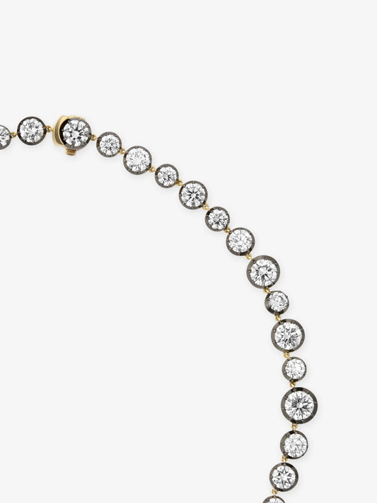 Signature 42ct Diamond Button Back Necklace