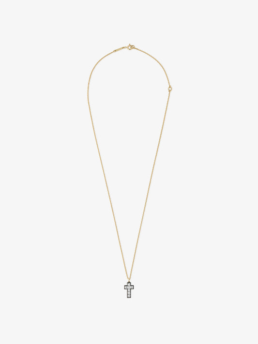 Lost Boys Mini Carré-Cut Diamond Cross Pendant