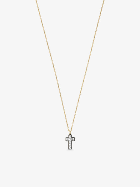 Lost Boys Mini Carré-Cut Diamond Cross Pendant