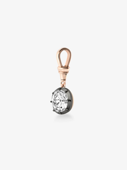 Ball n Chain 3.62ct Cushion Cut Diamond Pendant View 5