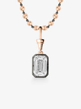 Ball n Chain 7.02ct Emerald Cut Diamond Pendant