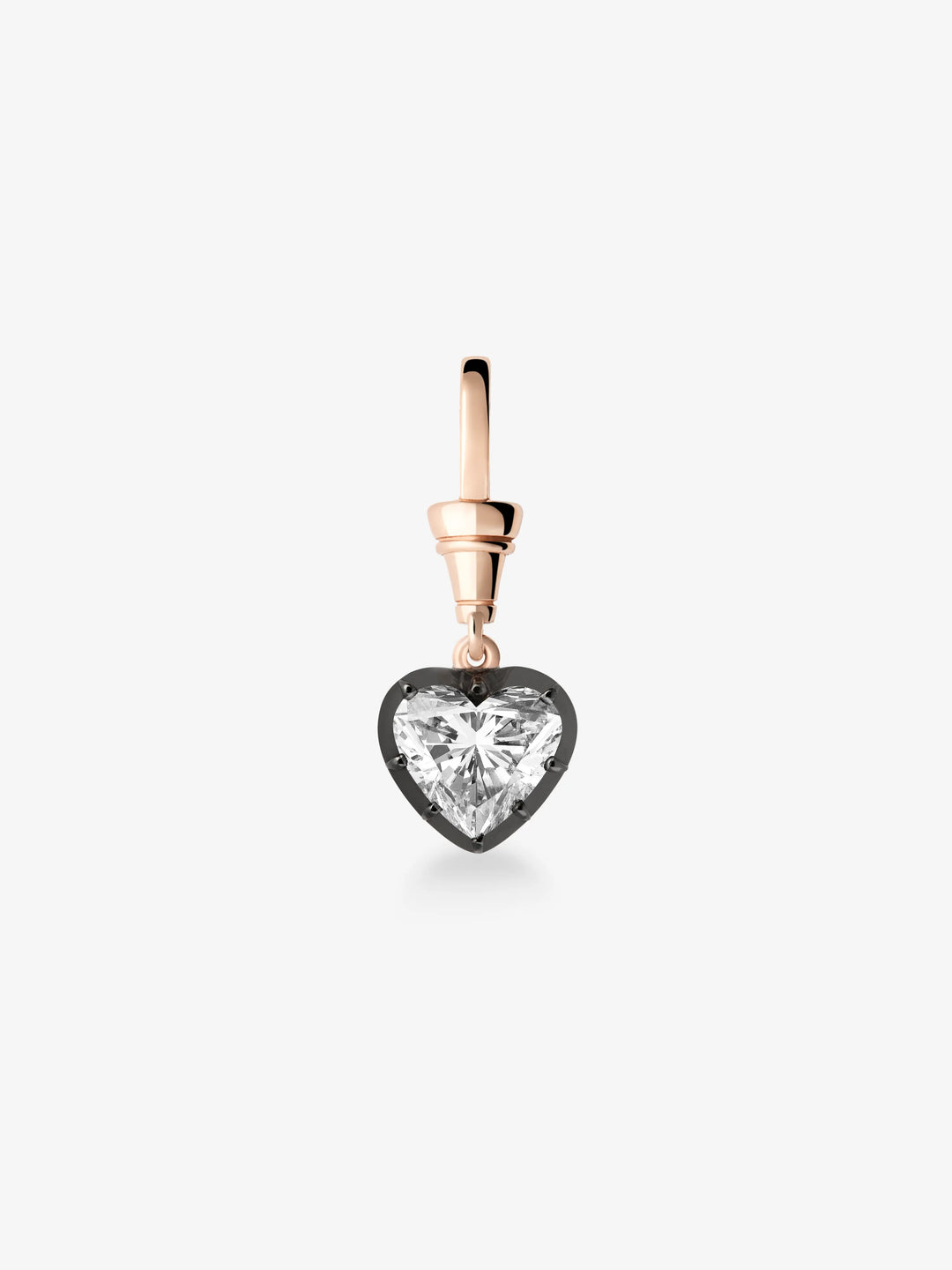 Ball n Chain 3.02ct Heart-Shaped Diamond Pendant View 1