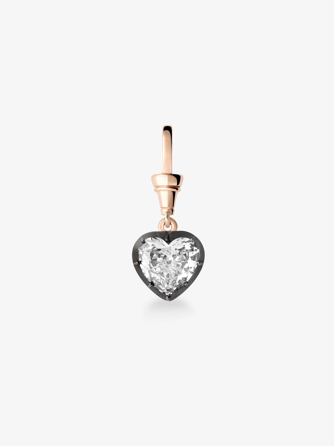 Ball n Chain 3.64ct Heart-Shaped Diamond Pendant View 1