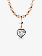 Ball n Chain 3.64ct Heart-Shaped Diamond Pendant