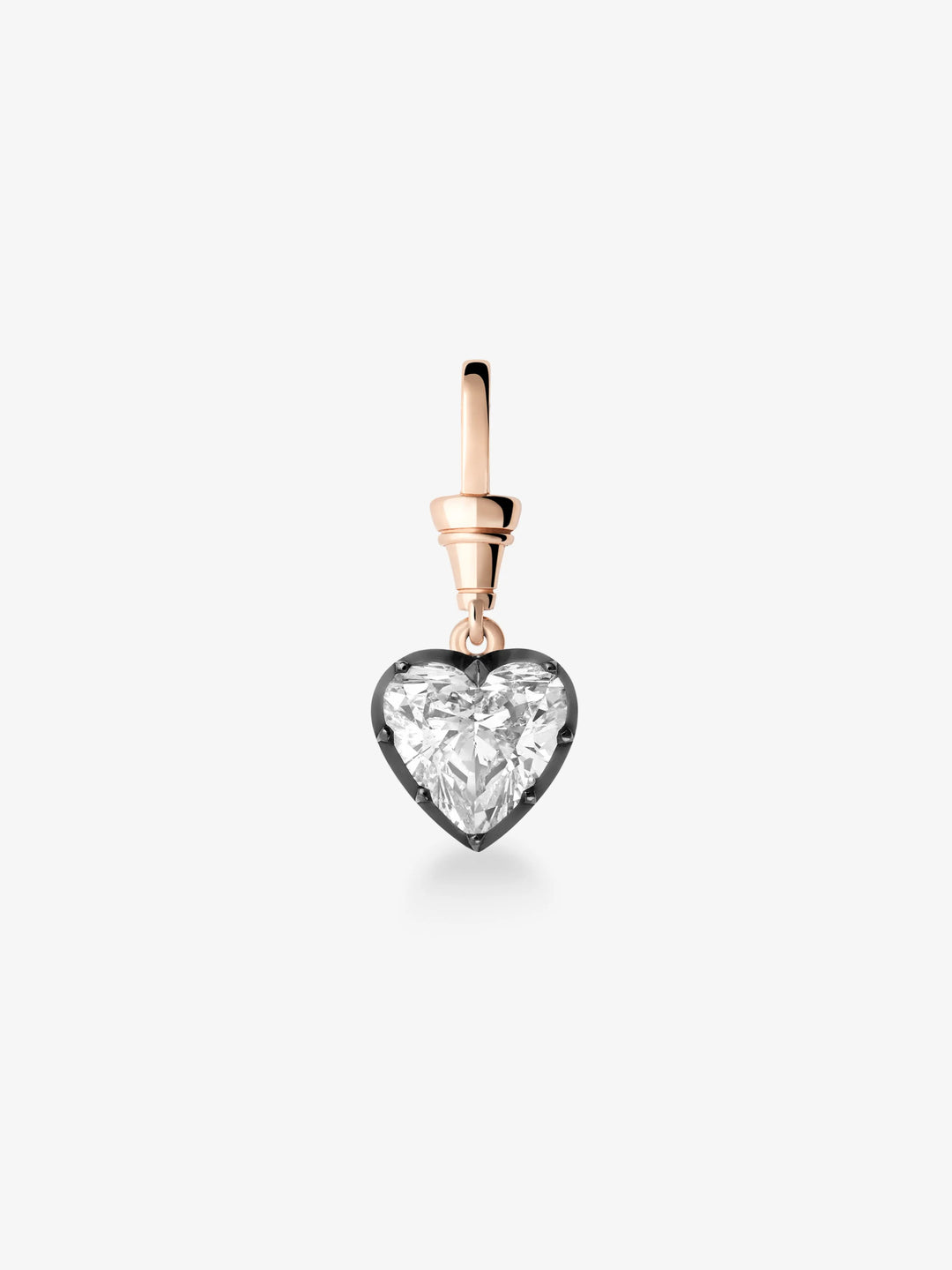 Ball n Chain 5.10ct Heart-Shaped Diamond Pendant View 1