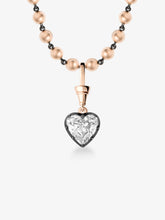 Ball n Chain 5.10ct Heart-Shaped Diamond Pendant