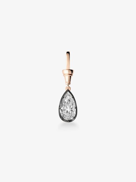 Ball n Chain 3.01ct Pear-Shaped Diamond Pendant