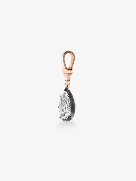 Ball n Chain 3.01ct Pear-Shaped Diamond Pendant