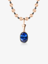 Ball n Chain 4.40ct Cushion Sapphire Pendant