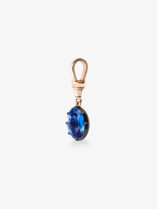 Ball n Chain 5.05ct Oval Sapphire Pendant