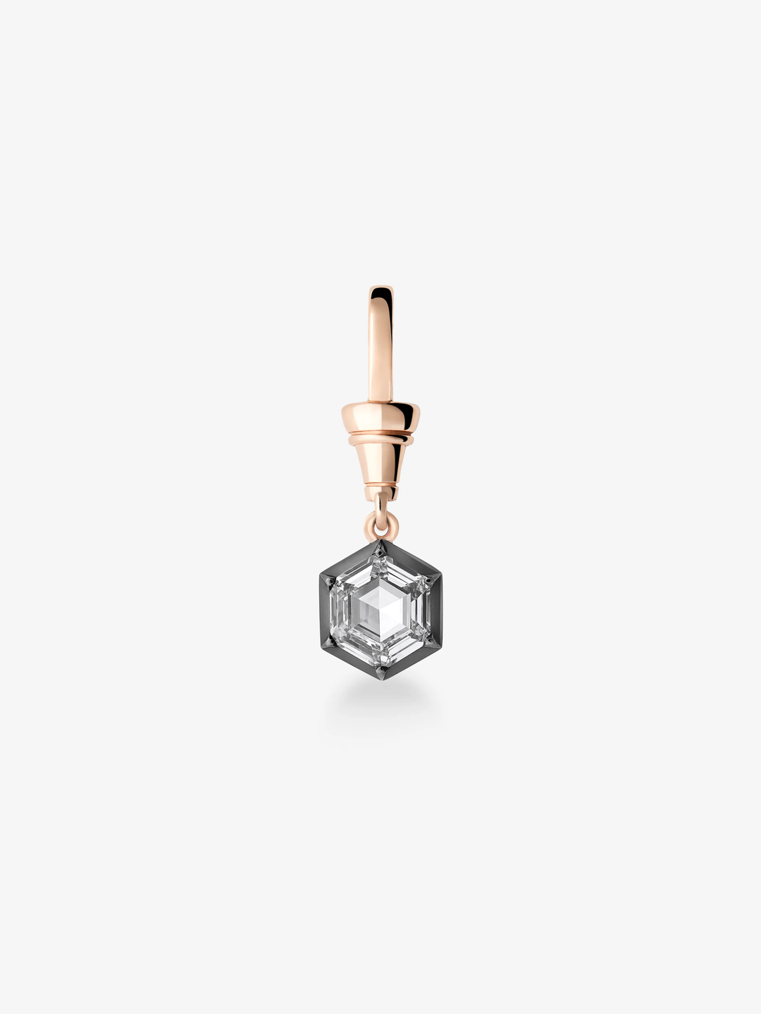 Ball n Chain 2.04ct Hexagon Diamond Pendant