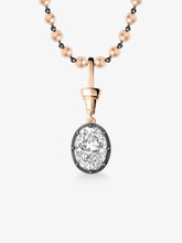 Ball n Chain 5.03ct Oval Diamond Pendant