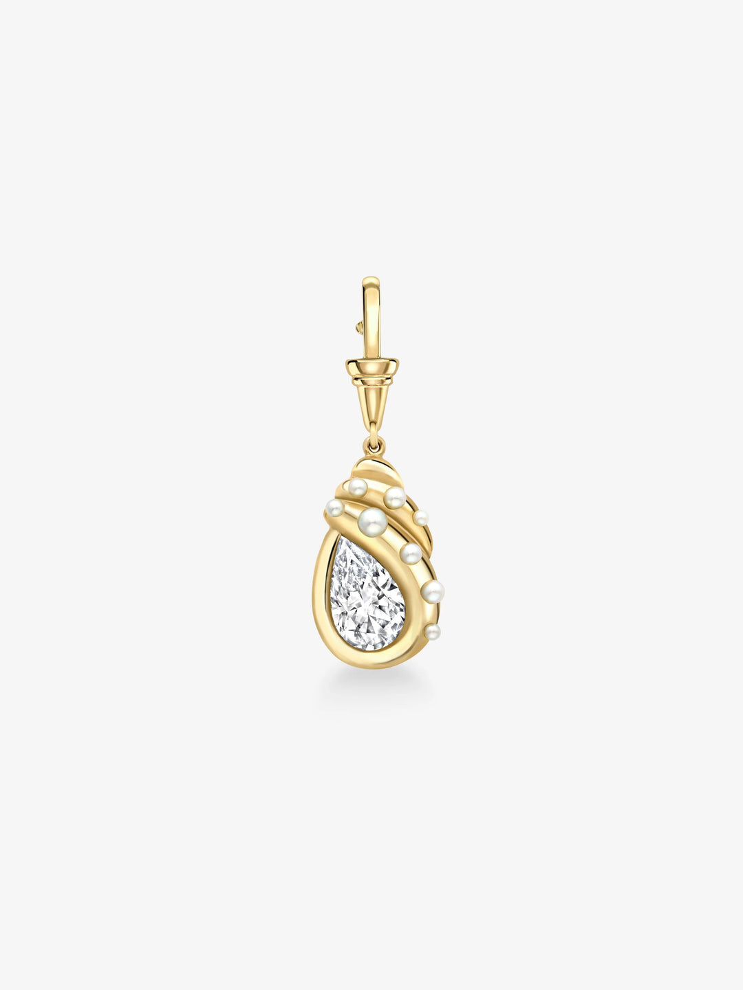 Jessica McCormack & Haas Brothers Shell We Dance Diamond Pendant View 1