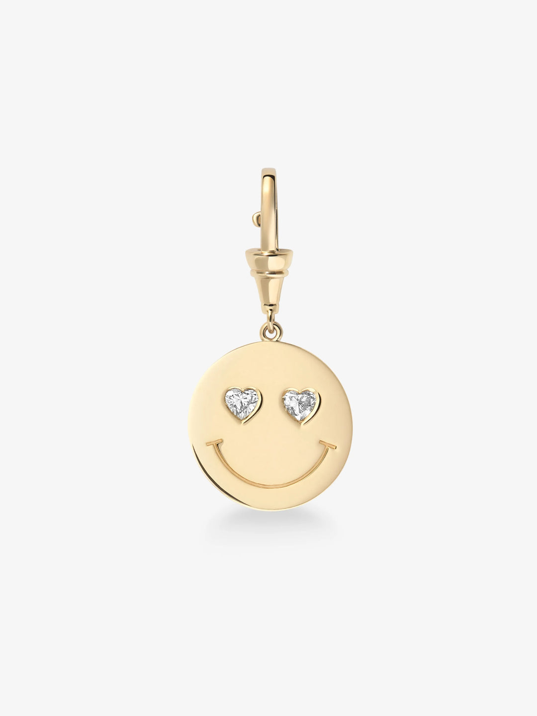 Heart Eyes Happy Face Pendant