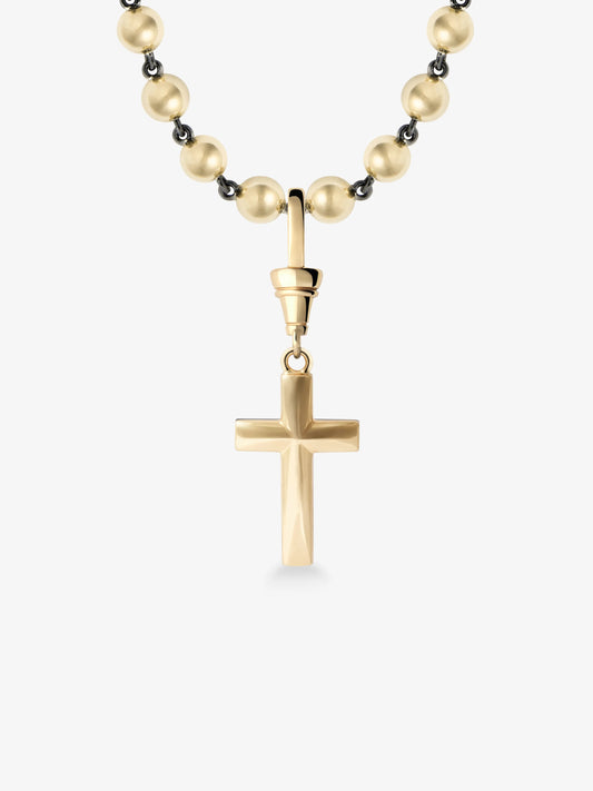 Lost Boys Carré-Cut Diamond Cross Pendant