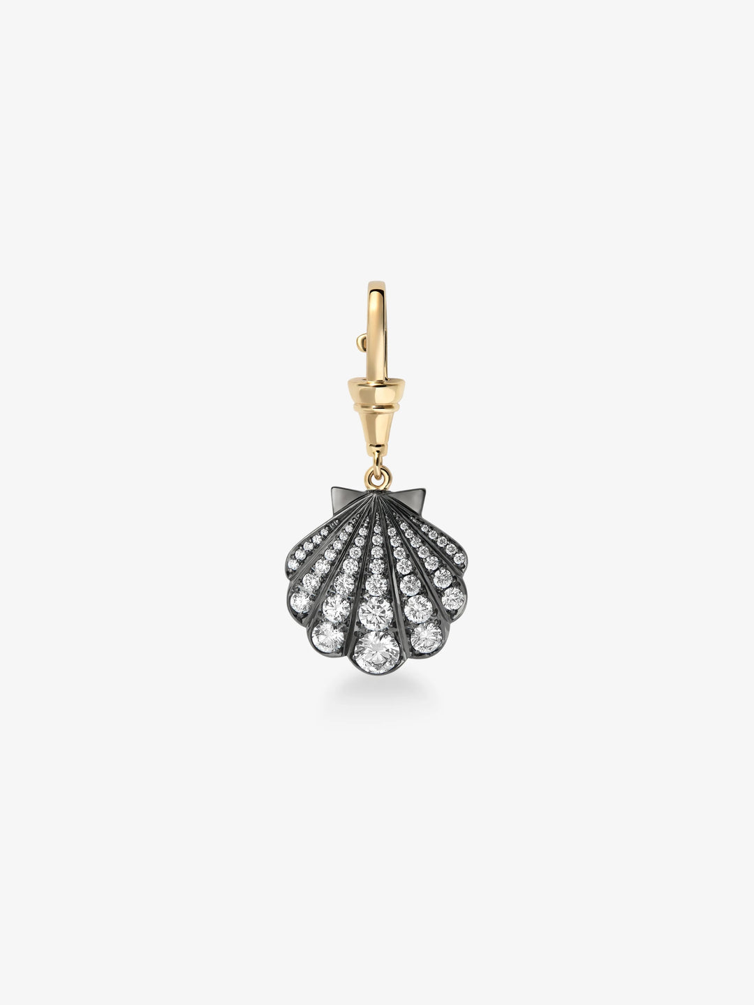 Beaches Detachable Shell Diamond Ball n Chain Pendant View 1