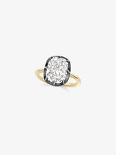 5.05ct Cushion Diamond Button Back Ring